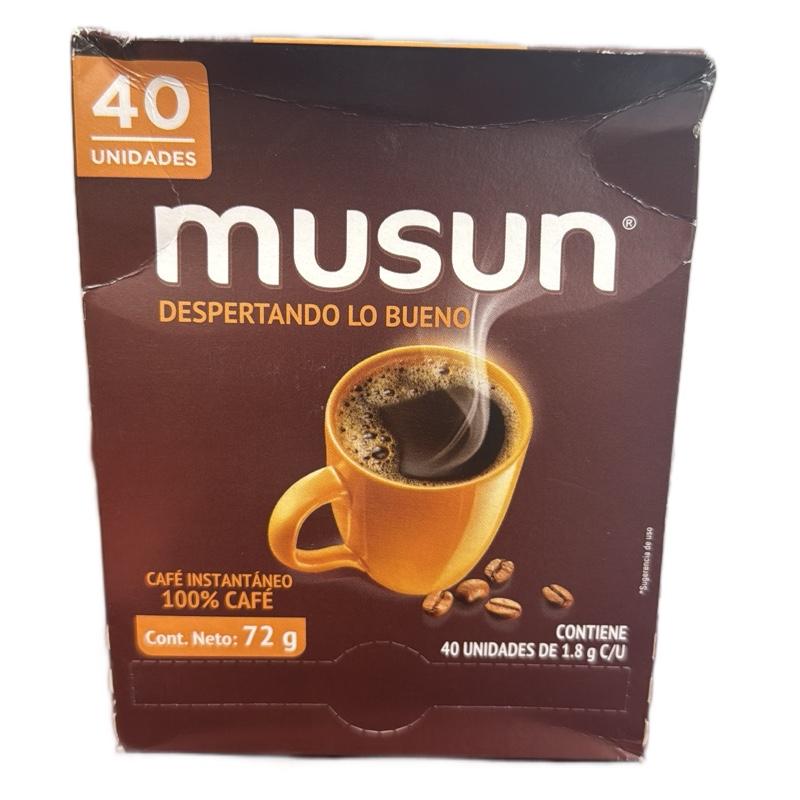 1 caja De Café Musun de 40 Und