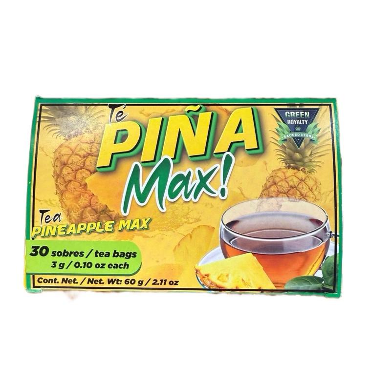1 Caja de té piña Max 30 sobres 3.17 Cajas oz