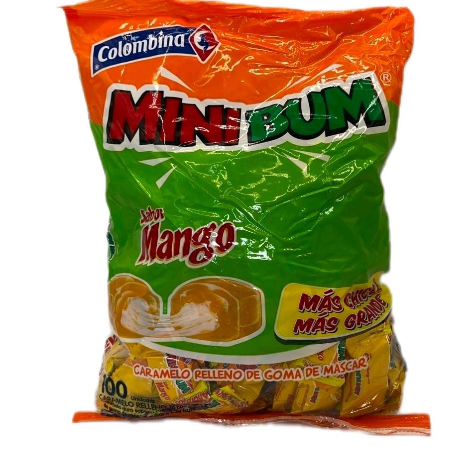 1 Bolsa de Colombina Mini Bum Sabor Mango 100und