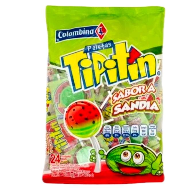 1 Bolsa de Colombina Tipitin Sabor sandia 24und
