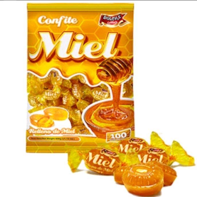1 Bolsa de Dolche Venus Confite Miel Relleno de miel 100und