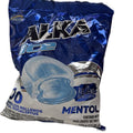 1 Bolsa De Alka Ice Caramelo Relleno Refrescante Sabor mentol y eucalipto 100 und bolsa azul