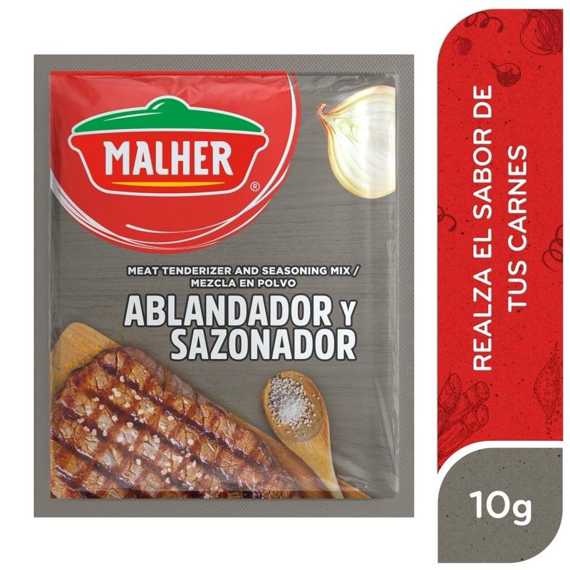 1 Tira De 12 Sobres de Ablandador y Sazonador Mescla en polvo 10g