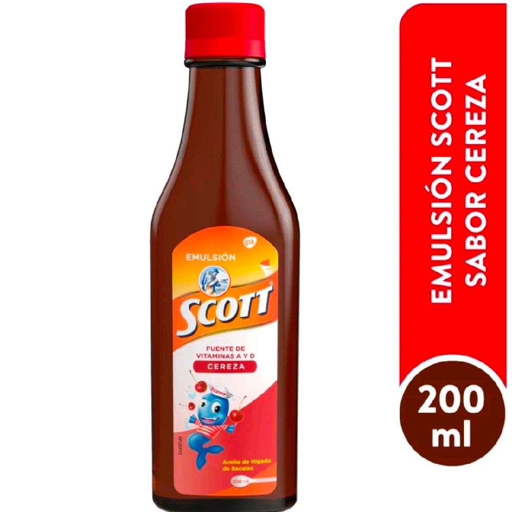 Vitamin Emulsion Scott Cereza whit Vitamin A & D more Omega3 from Guatemala 200ml