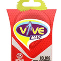 Vive Más 2 Cajitas de 3 unidades Cada una Sabor Fresa Gum bubble Gum Snack Strawberry Bonbon