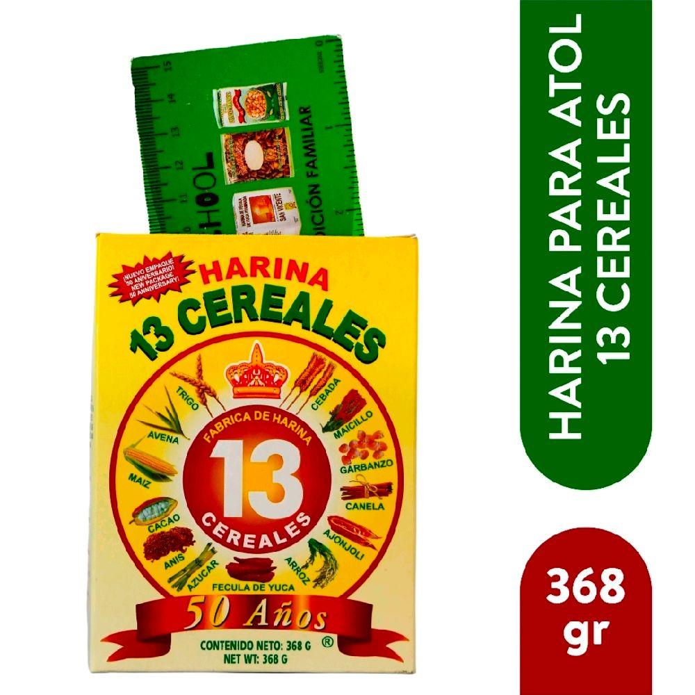 Atol De 13 Cereales Bebida de Harina 1 cajita de 368g