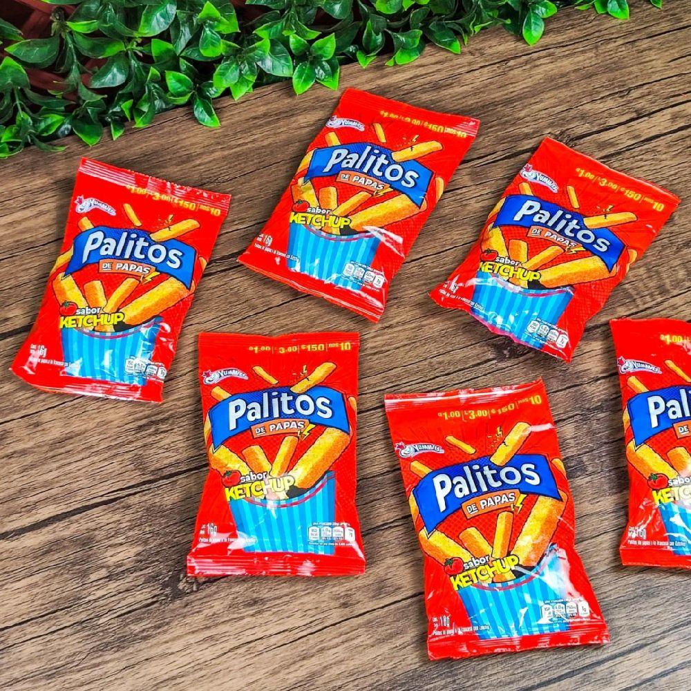 Cappy palitos de papa con Ketchup Tira de 12 unidades Snack Crispy delicius Flavor