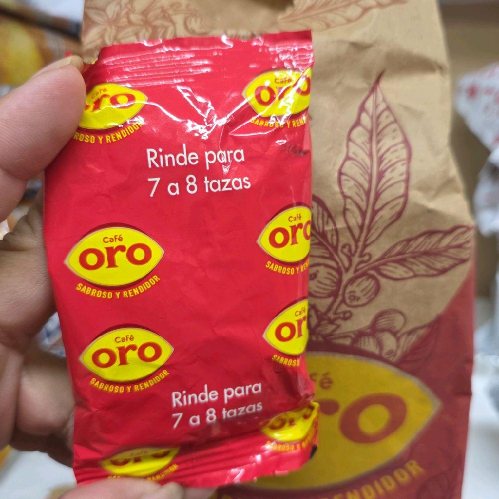 Café Oro Extra Fuerte 5 Bolsitas de Coffee Premium Honduran Ground Coffee for Intense Flavor