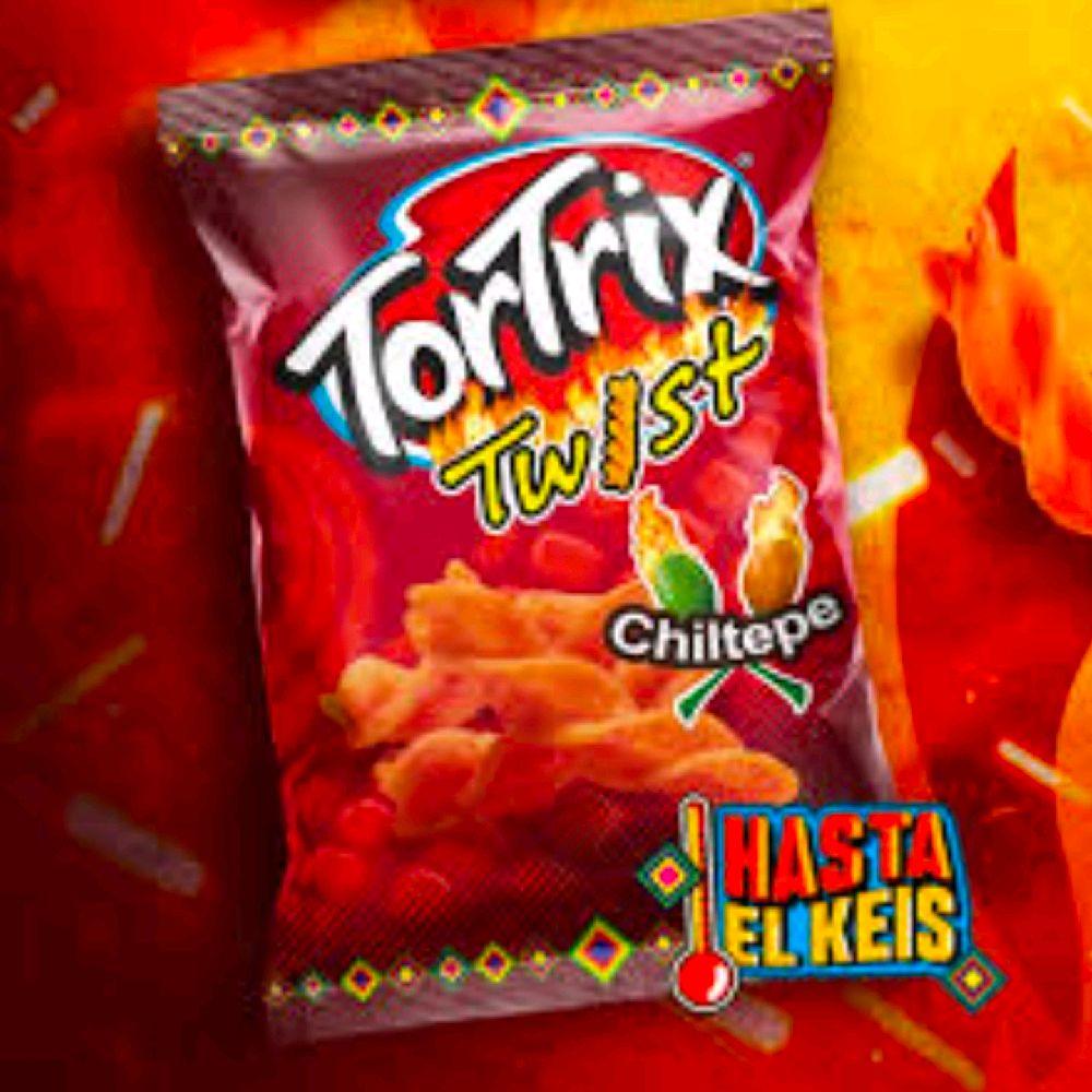 Tortrix TWIST Chiltepe Crispy Savory Snack, 12Pack (35g Each) - Authentic Guatemala Flavor, Tortilla Taste, Perfect for Dips